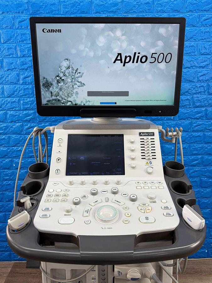 Used Toshiba Aplio 500 Ultrasound with 3x probes YOM: 2019