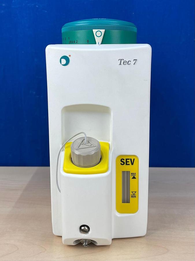 Used GE Datex-Ohmeda Tec 7 Sevoflurane Refurbished Patient-Ready REF: 1175-9341-000