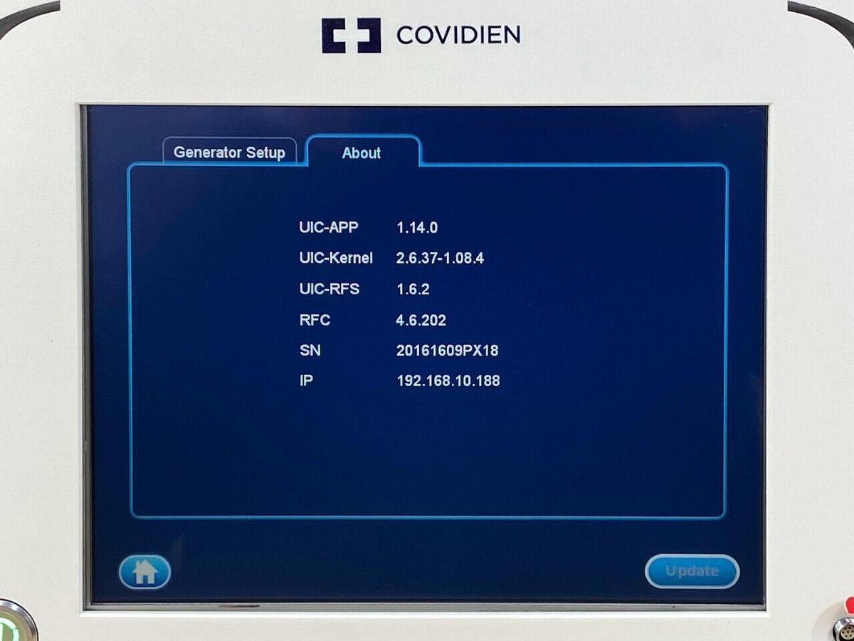 Used COVIDIEN/VALLEYLAB Closure RFG3 YOM