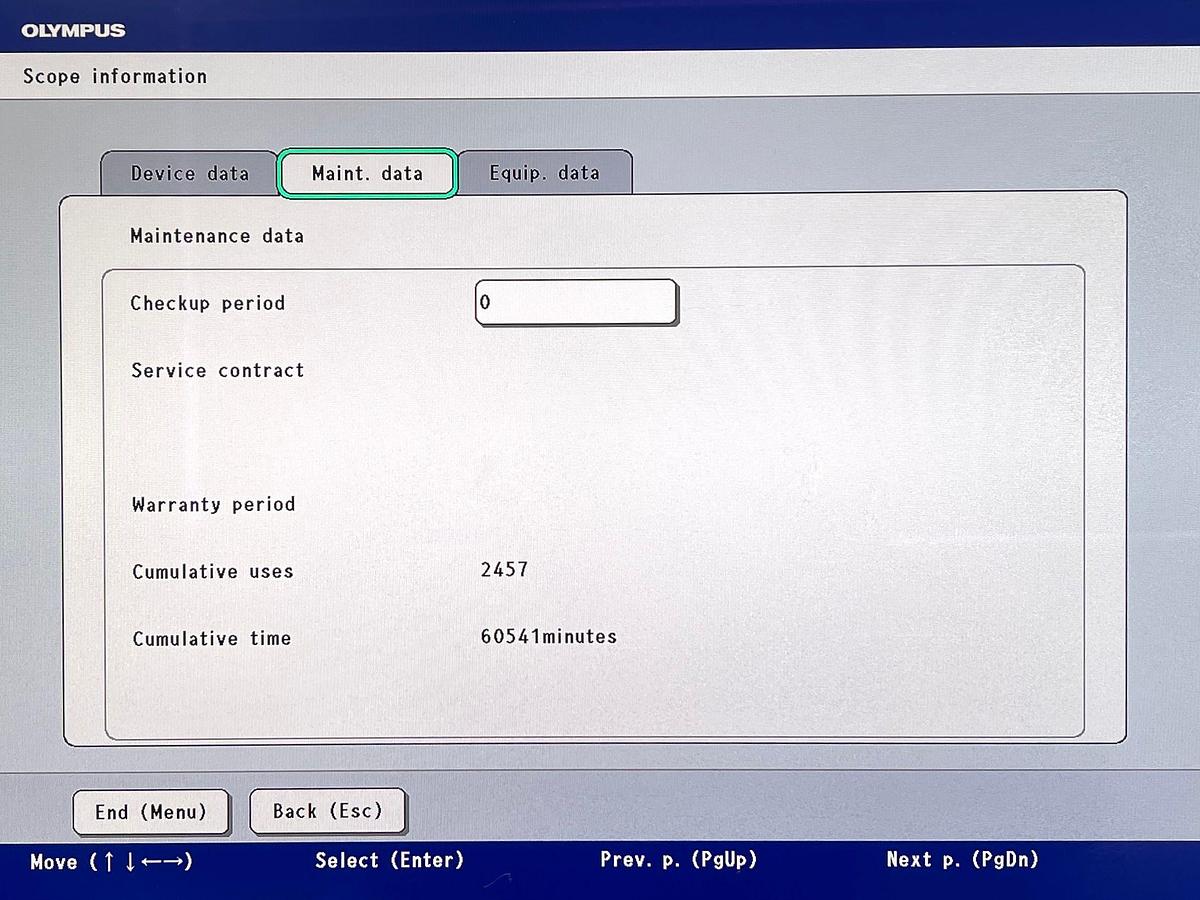 Used Olympus PCF-H190DL Colonoscope