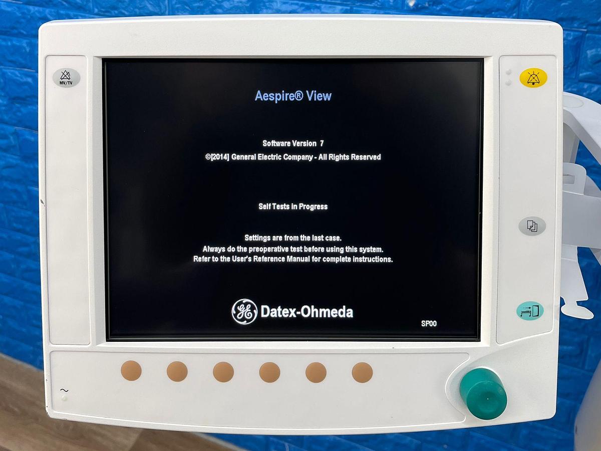 Used GE Datex-Ohmeda Aespire View YOM: 2015.