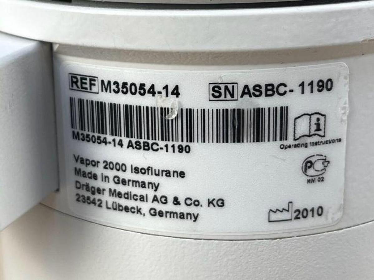 Used 2010 - DRAGER Vapor 2000 Isoflurane