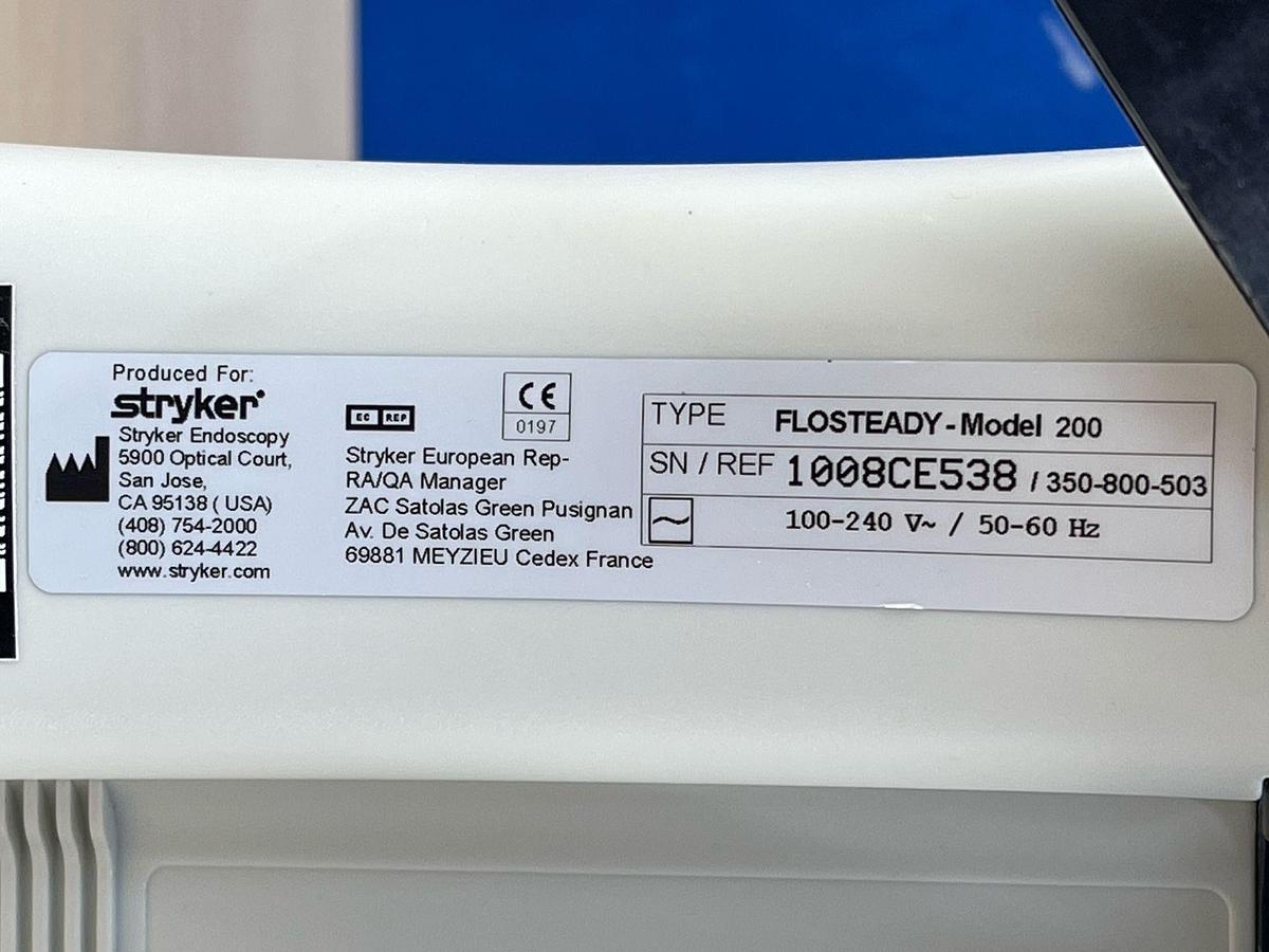 Used Stryker Flosteady Arthroscopy Pump 200