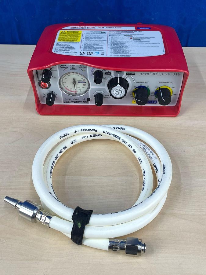 Pneupac Smiths ParaPac Plus 310 Ventilator YOM: 2020