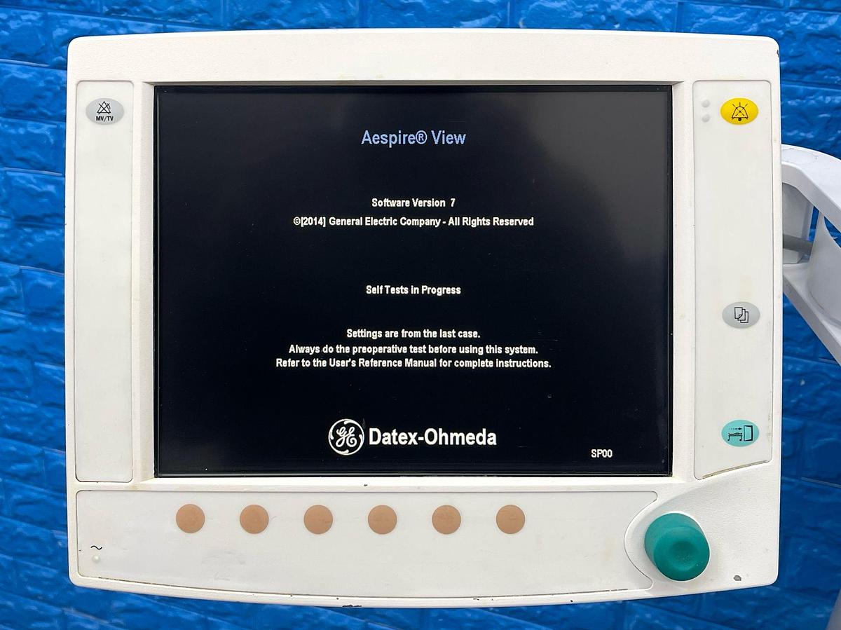 Used GE Aespire View Anesthesia Machine YOM: 2017