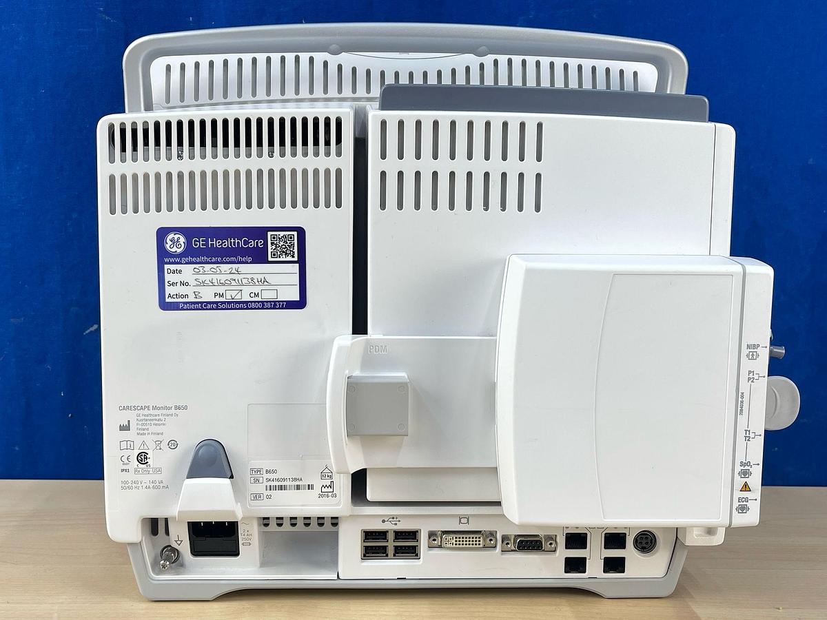 Used GE Carescape B650 Patient Monitor YOM: 2016