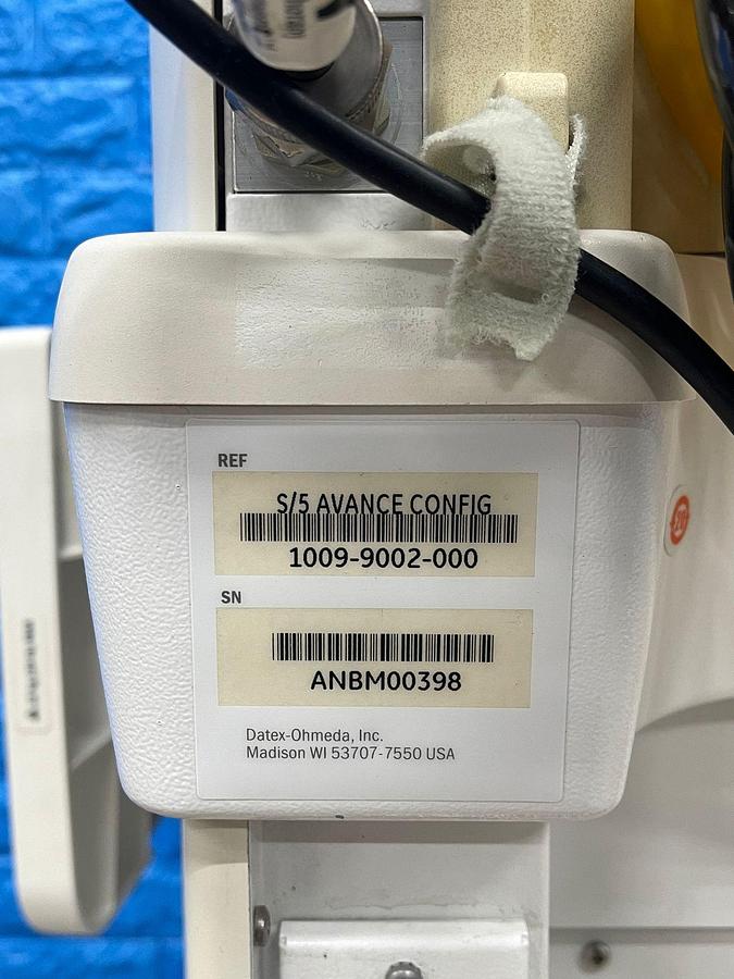 Used GE Datex-Ohmeda S/5 Anesthesia  YOM: 2008