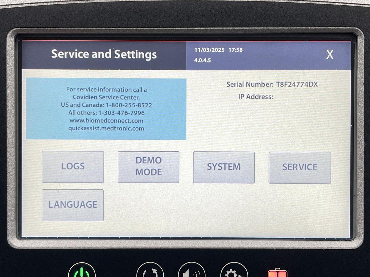 Used COVIDIEN Valleylab FT10 YOM: 2018 Includes Smoke Evacuator YOM: 2018 Monopolar and Bipolar Foot switch Electrosurgical Unit