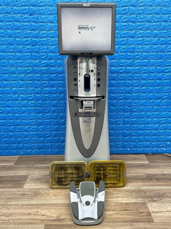 Used Bausch & Lomb Phacoemulsifier Stellaris PC Laser machine YOM: 2013 With Footswitch and 2 Hand pieces
