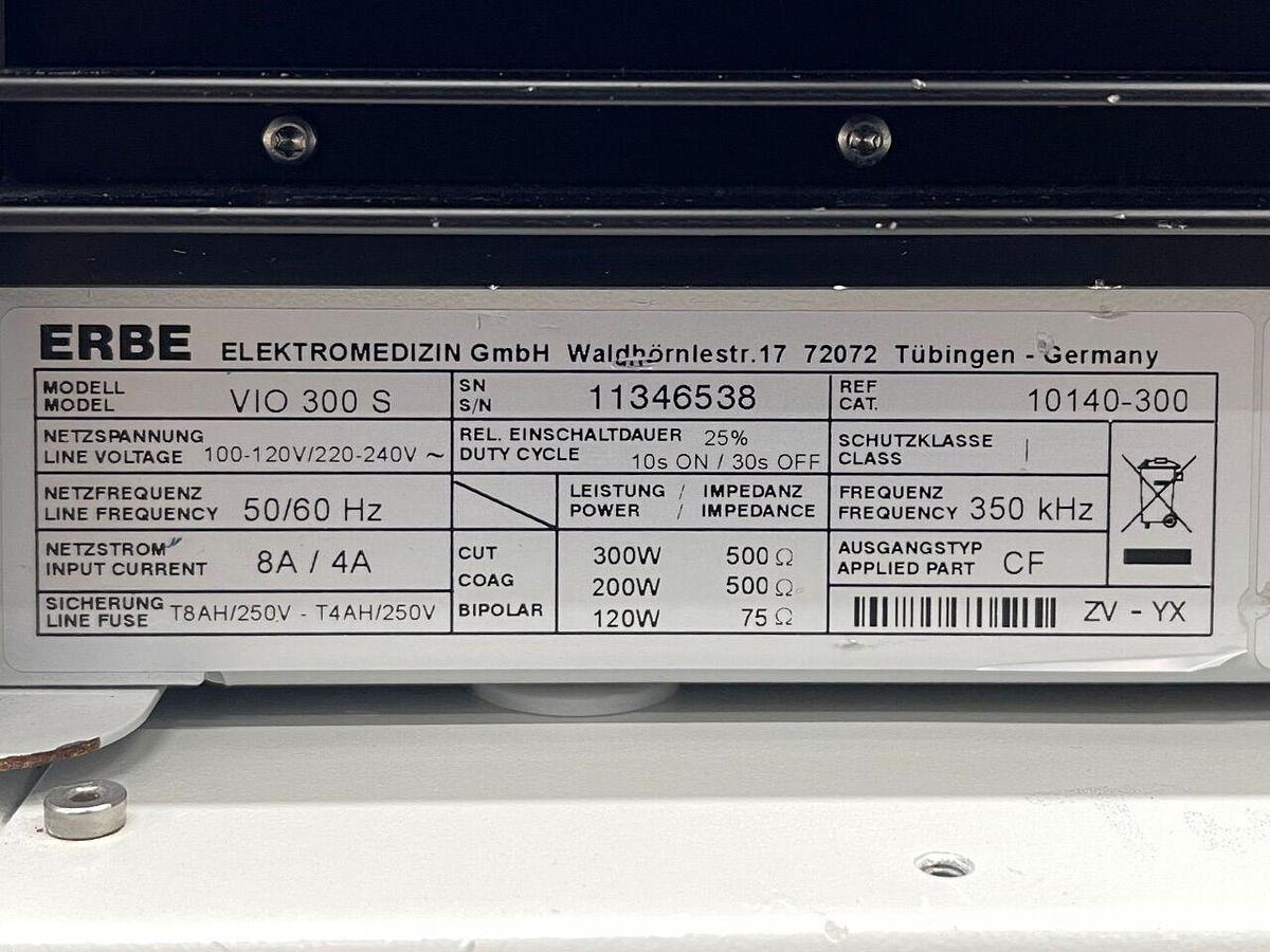 Used ERBE VIO 300 S