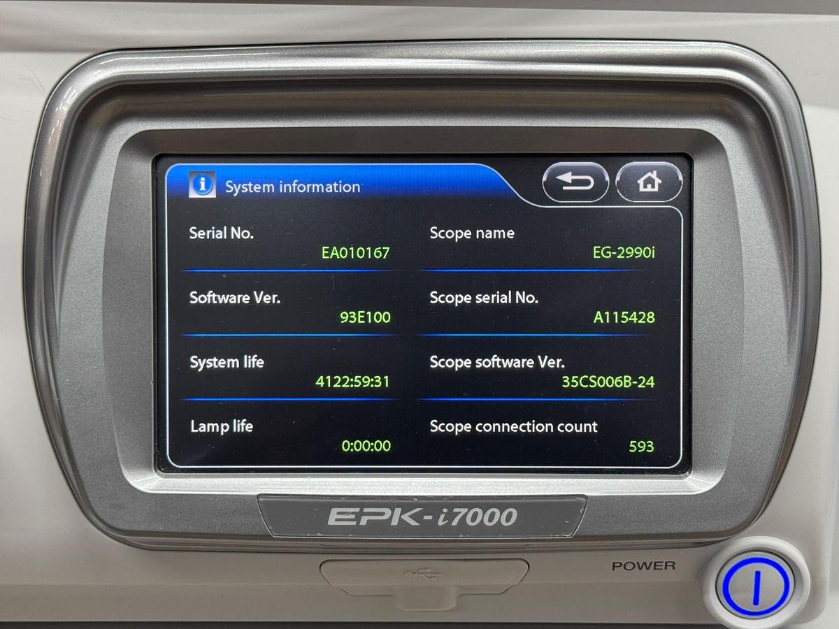 Used Pentax EPK-i7000 Complete Endoscopy Tower with Gastroscope & Colonoscope YOM 2013