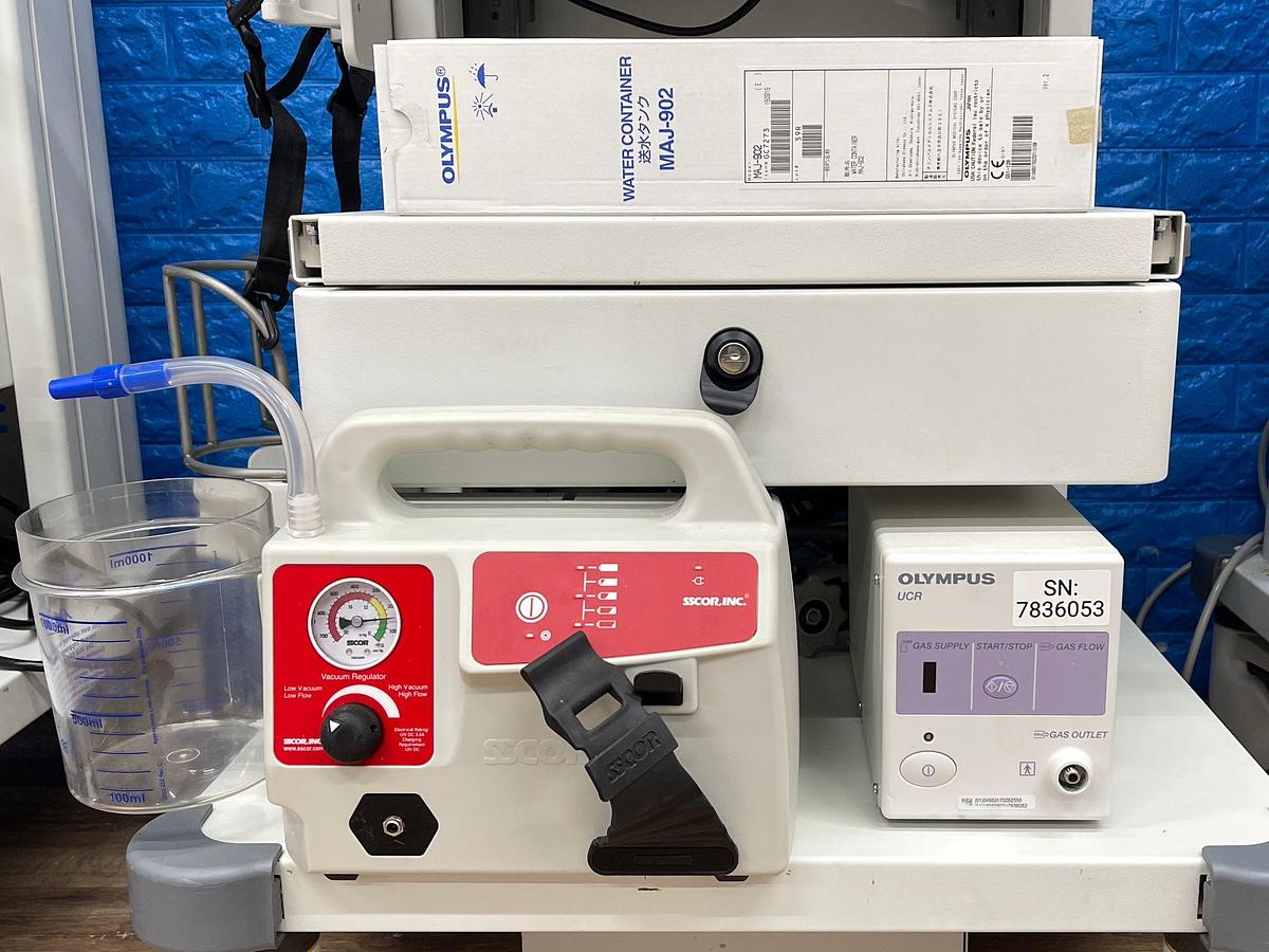 Used Olympus CV-190 with CLV-190 Endoscopy Tower 