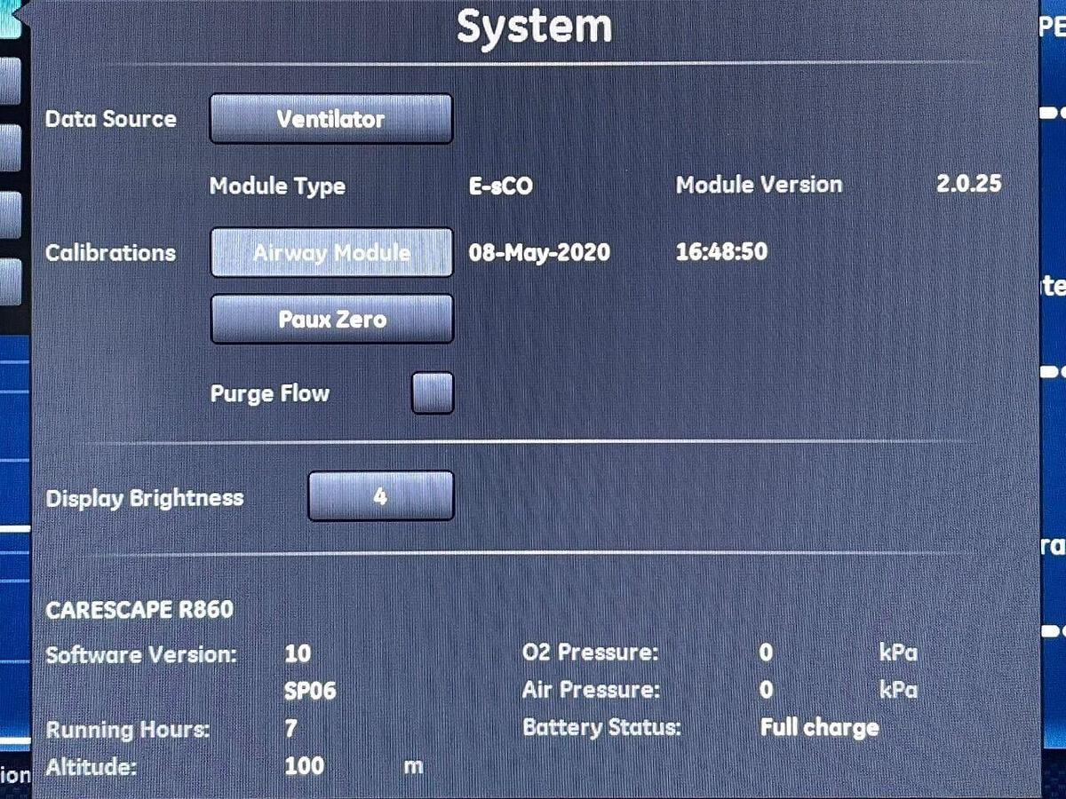 Used GE CaresCape R860 YOM