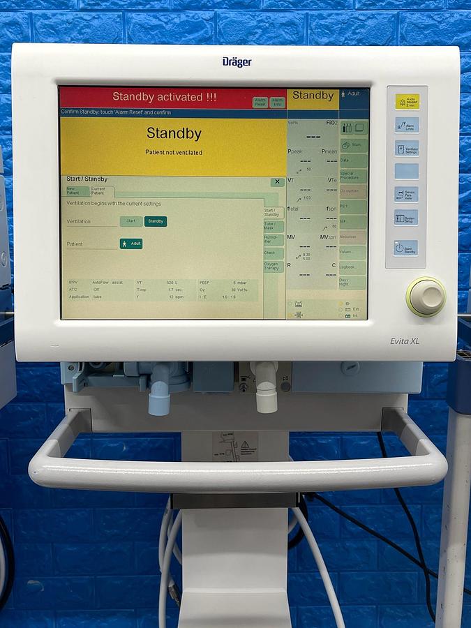 Used 9X Dräger Evita XL Ventilator
