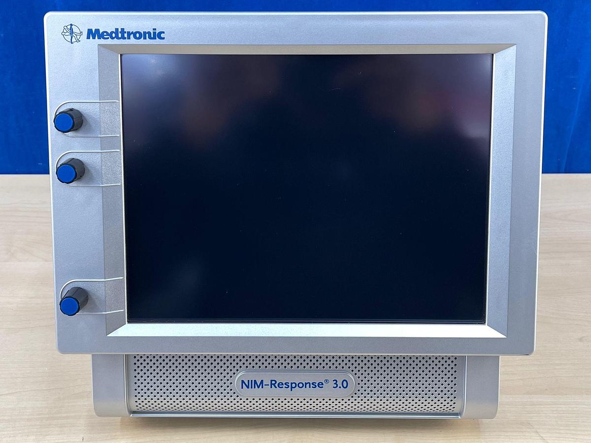 Used Medtronic NIM-Response 3.0 SN: 2NR3-2622 Includ Medtronic NIM-Response 3.0 REF: 8253200 Nim 3.0 Patient Simulator REF: 8253600 Nim Muting Detector REF: 68L1204