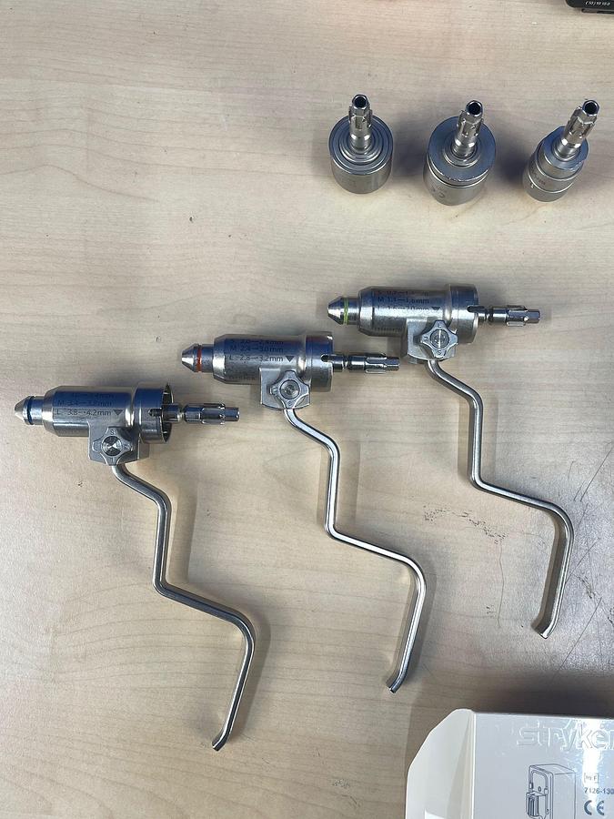 Used Stryker System 8 Sagittal Saw and Rotary Drill Surgical Instrument System