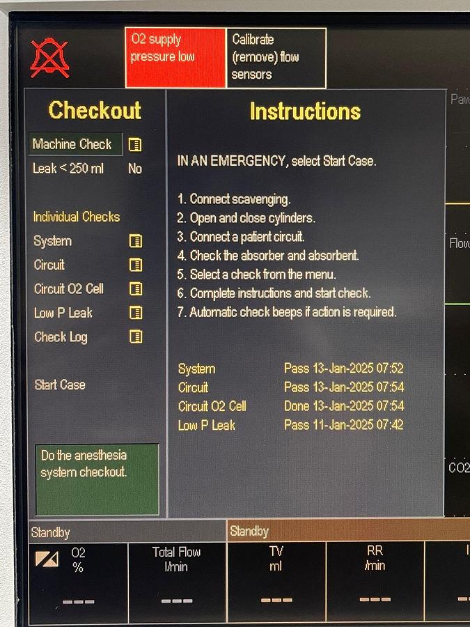 Used GE Datex-Ohmeda S/5 Anesthesia  YOM: 2008