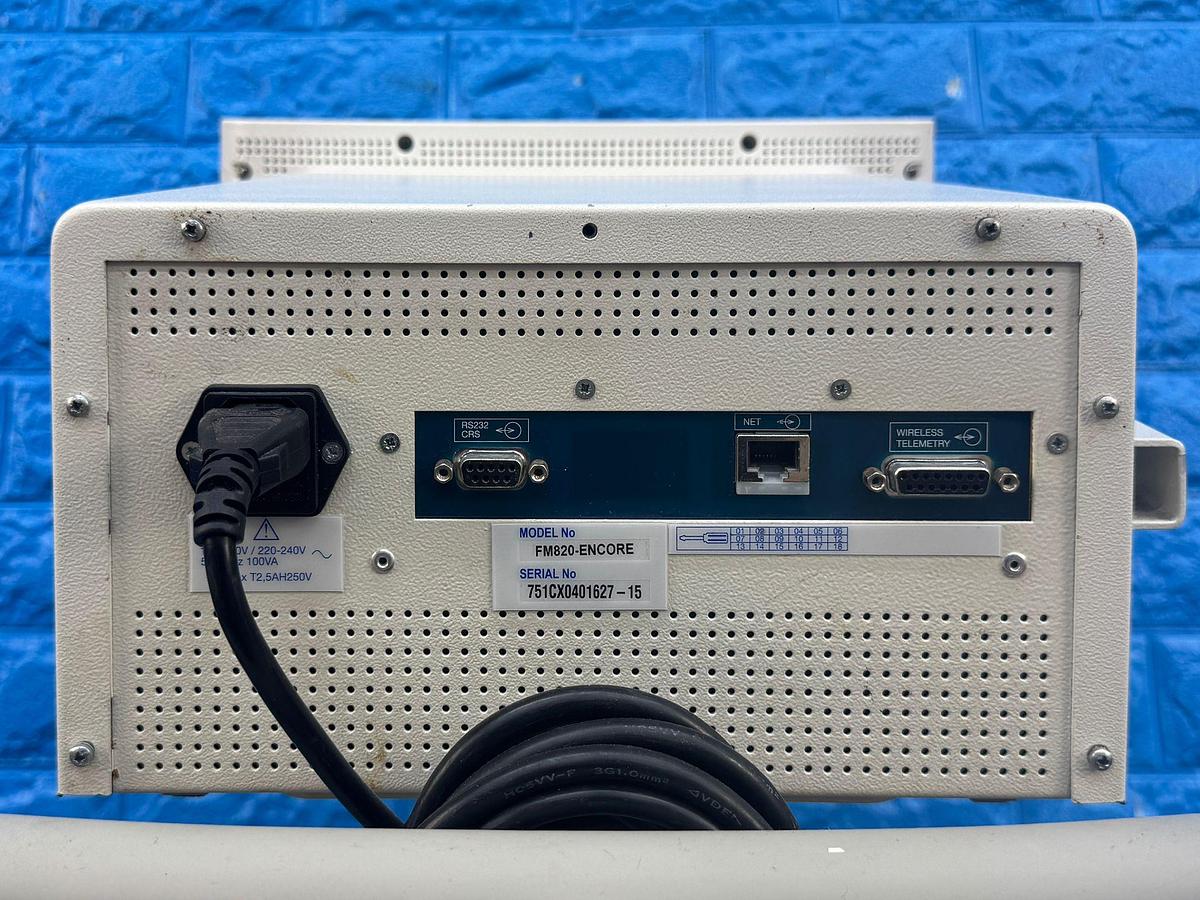 Used Huntleigh Sonicaid FM 800 Encore ECG SN: 751CX0401627-15 Include sonicaid IPX7 US Probe 