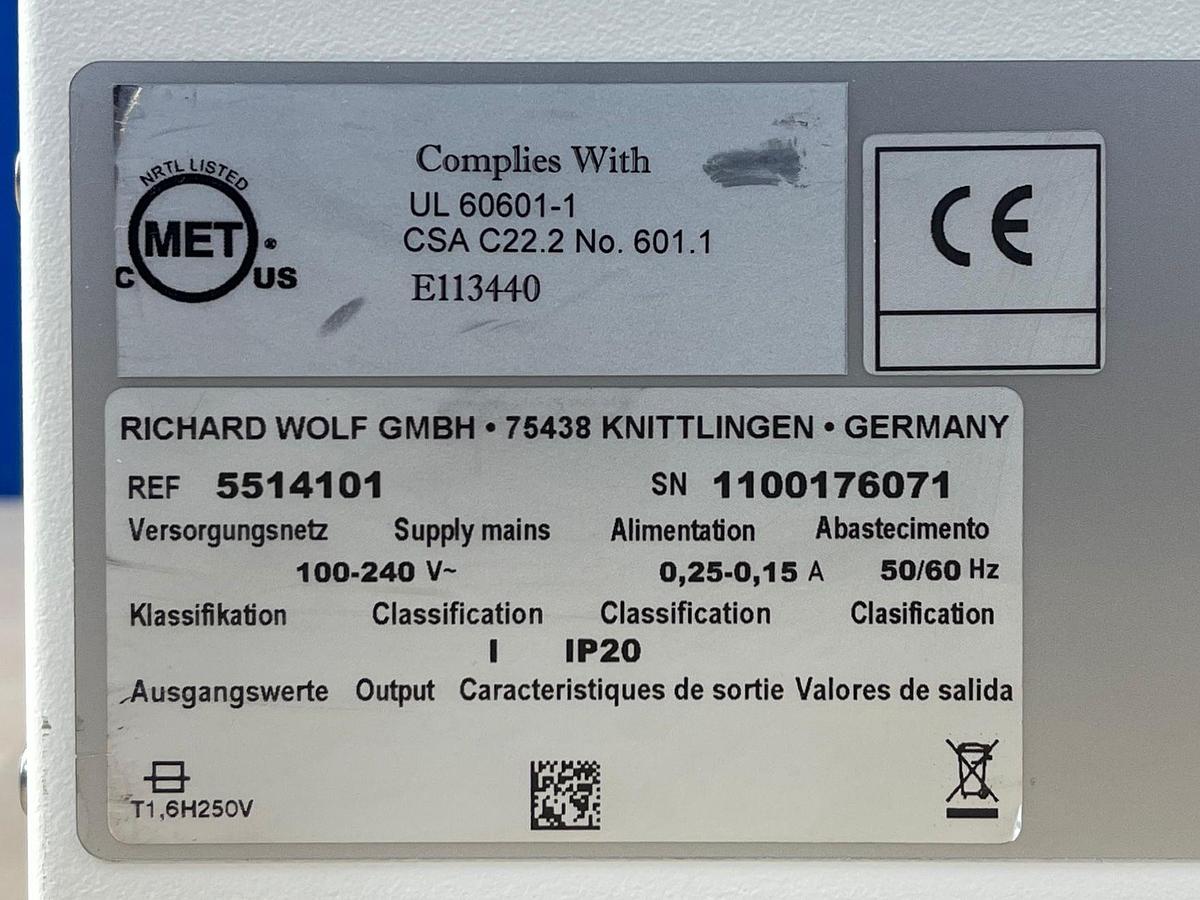 Used Richard Wolf Gmbh-75438 REF: 5514101 