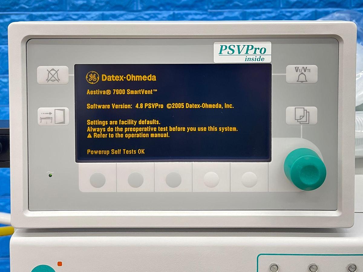 Used GE Datex-Ohmeda Aestiva/5 PSV PRO MRI YOM: 2010