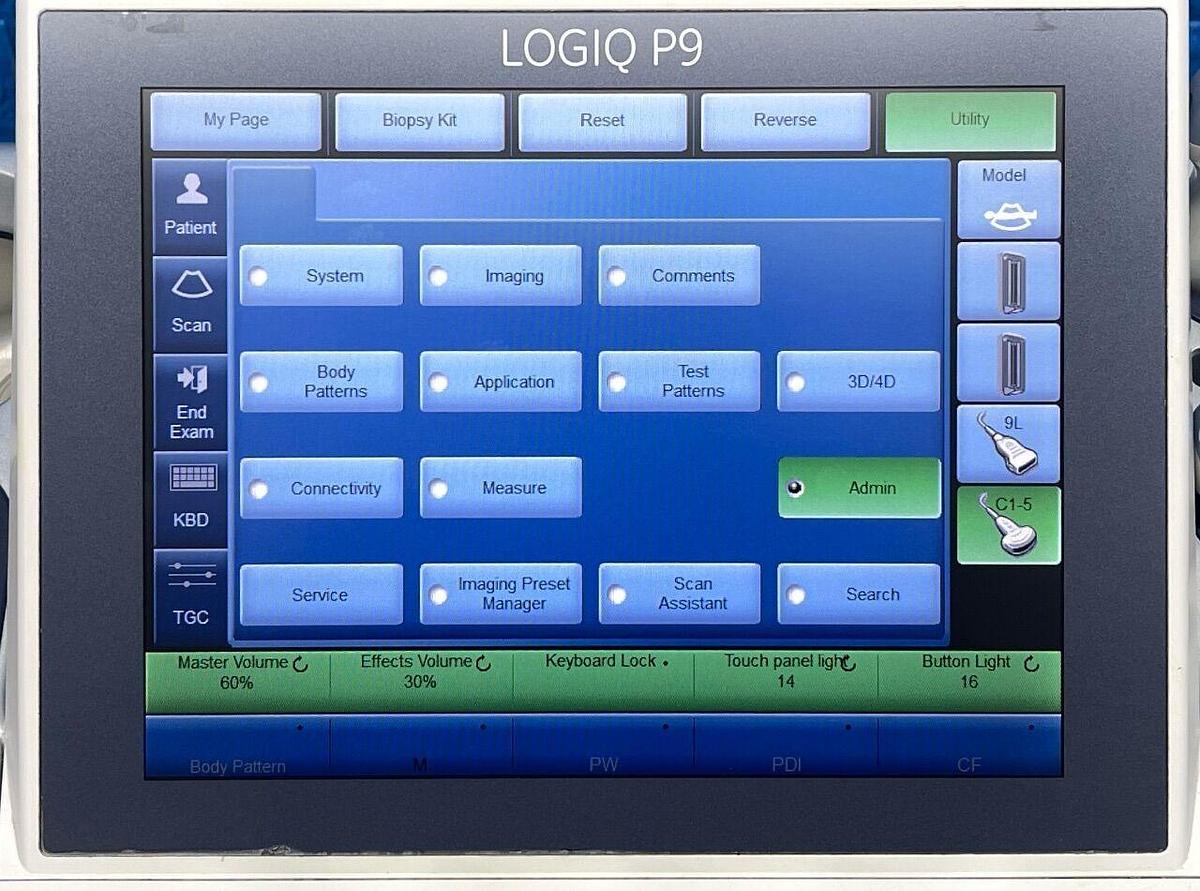 Used GE Logiq P9 YOM