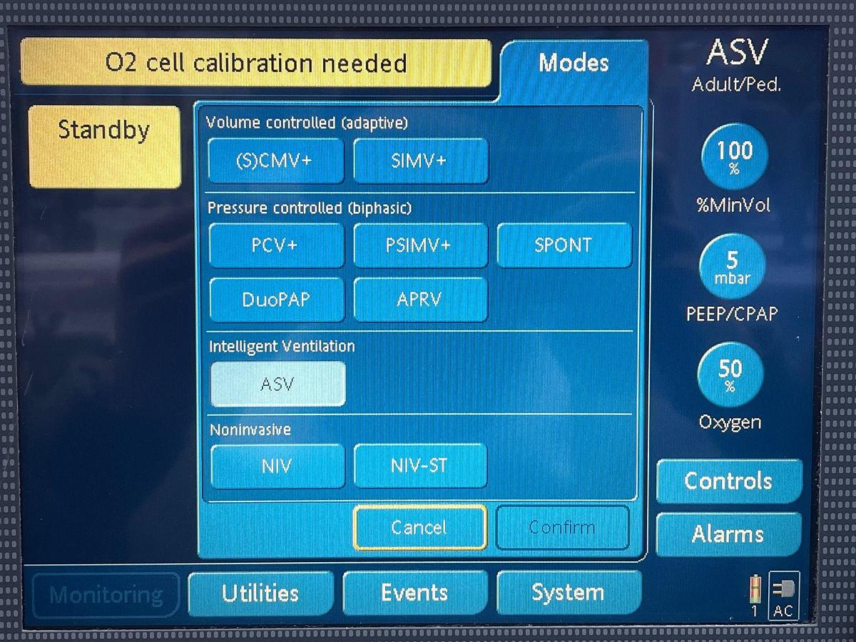 Used Hamilton C2 Ventilator