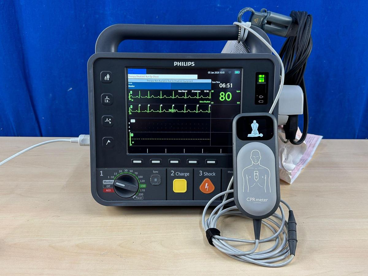 Used Philips HeartStart Intrepid Defibrillator YOM: 2019 