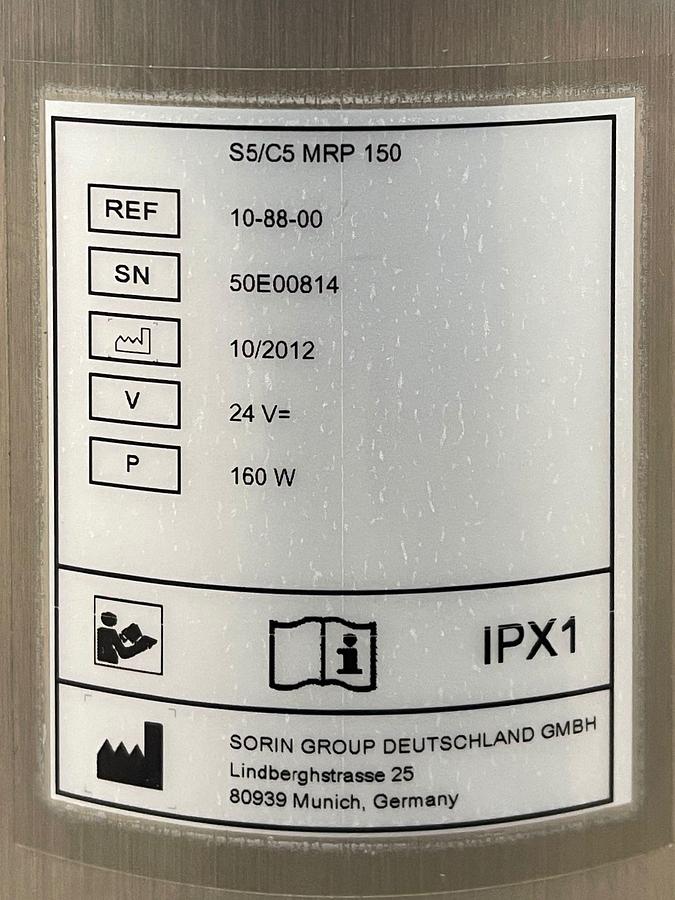 Used Stockert S5/C5 MRP 150/85 REF: 28-95-80 YOM: 2012 Stockert S5/C5 MRP 150 REF: 10-88-00 YOM: 2012 