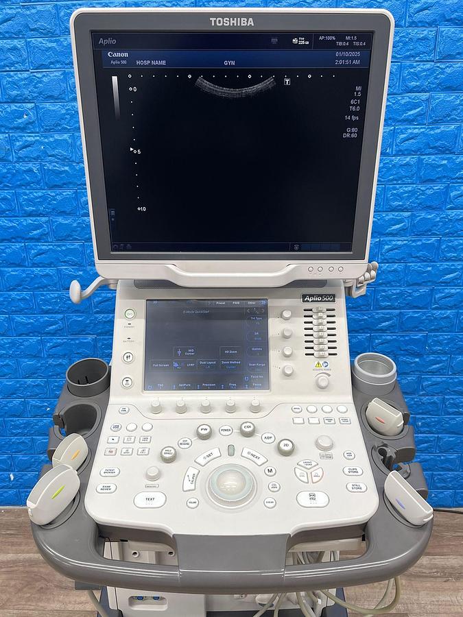 Used Toshiba Ultrasound Aplio 500 YOM: 2015