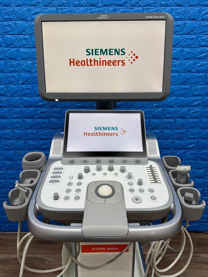 Used Siemens Healthineers Acuson Juniper Ultrasound YOM: 2018 Probe 10V4 YOM: 2018 16L4 YOM: 2019 18H5 YOM: 2018