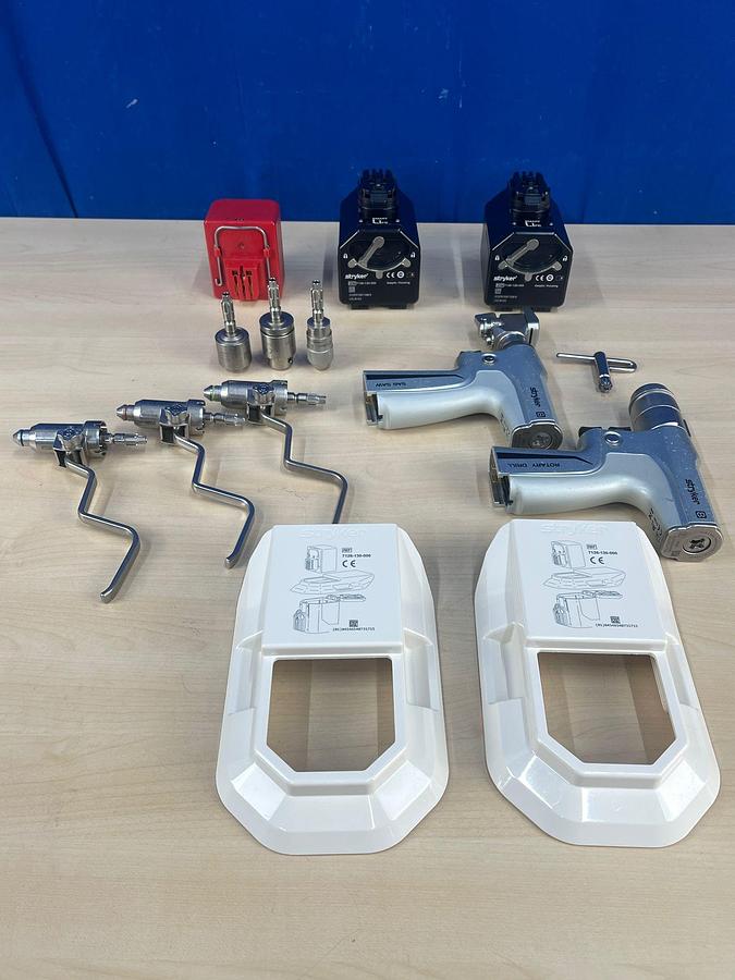 Used Stryker System 8 Sagittal Saw and Rotary Drill Surgical Instrument System