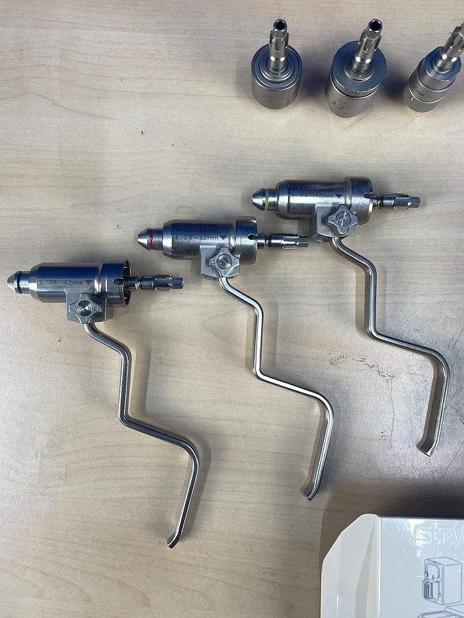 Used Stryker System 8 Sagittal Saw and Rotary Drill Surgical Instrument System