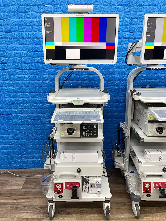 Used Olympus CV-190 with CLV-190 Endoscopy Tower 
