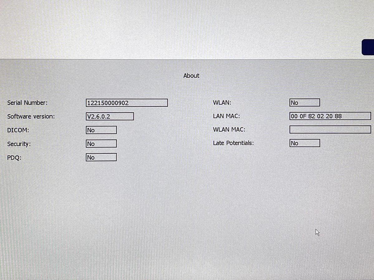 Used Mortara Welch Allyn ELI 380 ELECTROCARDIOGRAPH  REF: ELI380-AAX22