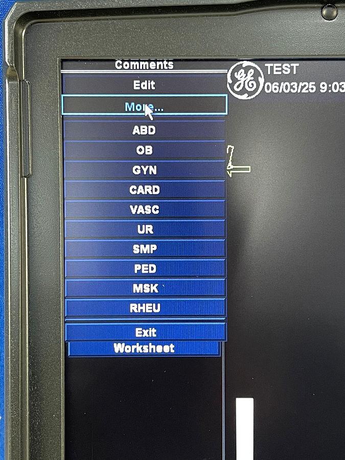 Used GE Logiq E YOM: 2012 Probe 4C-RS YOM: 2012