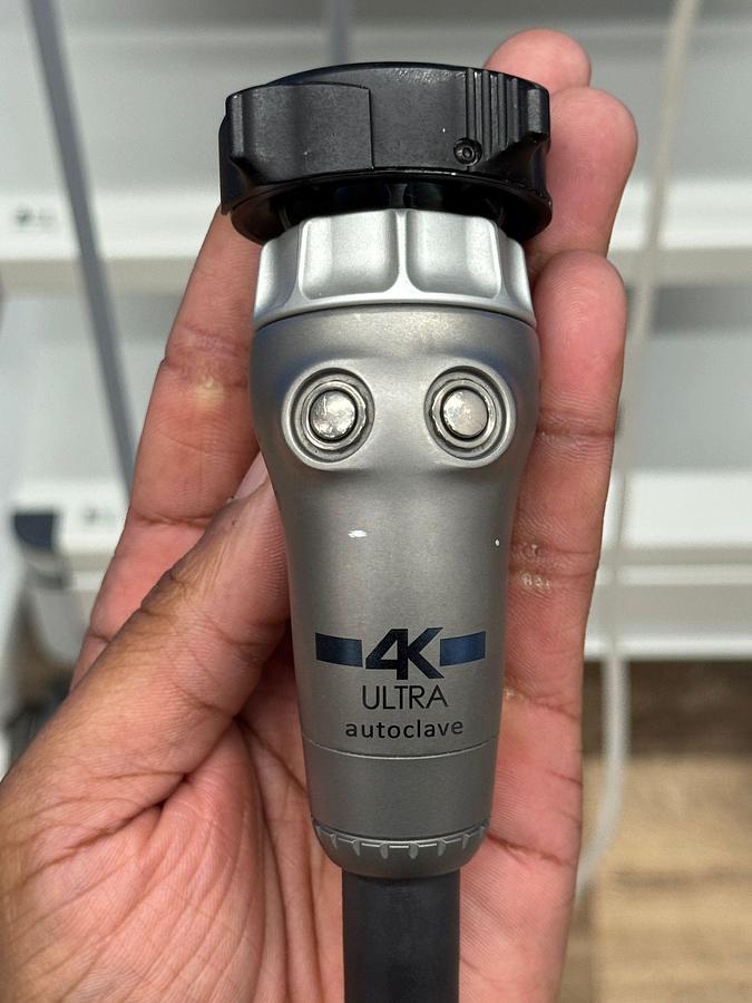 Used Arthrex 4K Laparoscopy Tower - LED 4K Monitor 32 inch YOM: 2018  - Synergy UHD4 4K Vision LED Image Processor  - Arthrex 4K Ultra Autoclave Camera Head    - Karl Storz Endoflator   - Arthrex Trolley