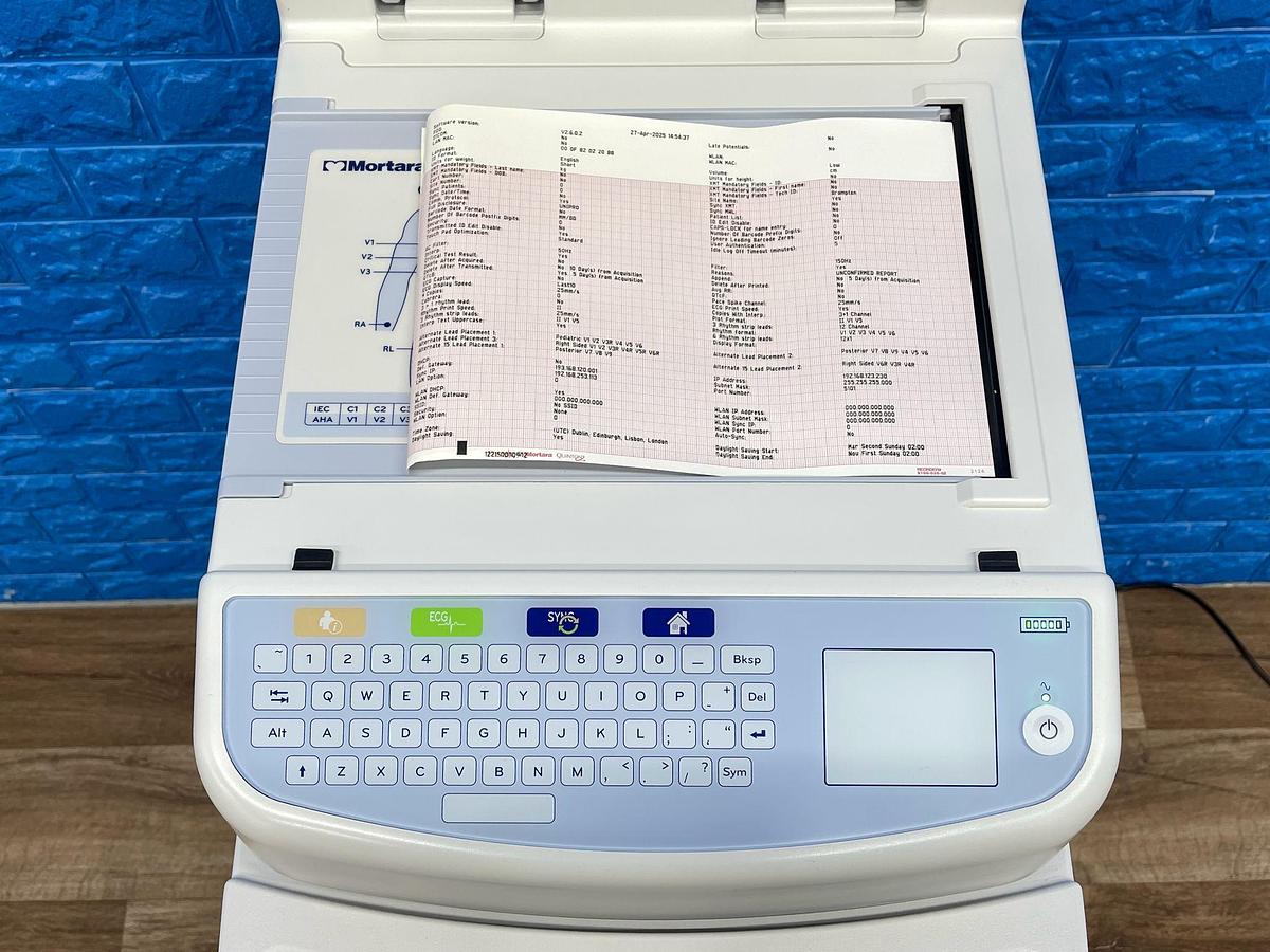 Used Mortara Welch Allyn ELI 380 ELECTROCARDIOGRAPH  REF: ELI380-AAX22