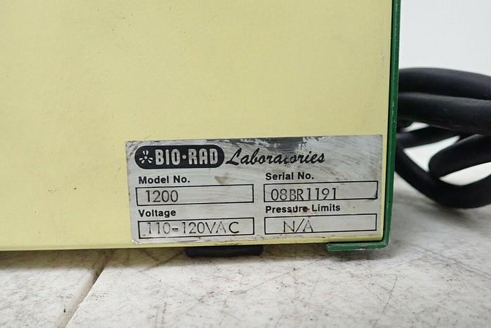 Used Bio-Rad Model 1200 Electrophoretic Destainer Power Supply