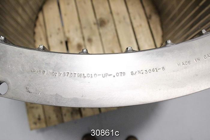 Used Kadant-Black Clawson P30 Pressure Screen Basket #30861