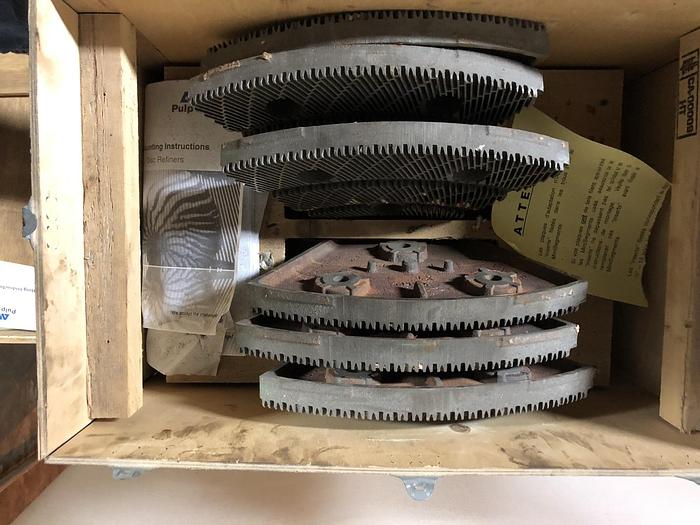Used ANDRITZ ASSORTMENT OF REFINER PLATES