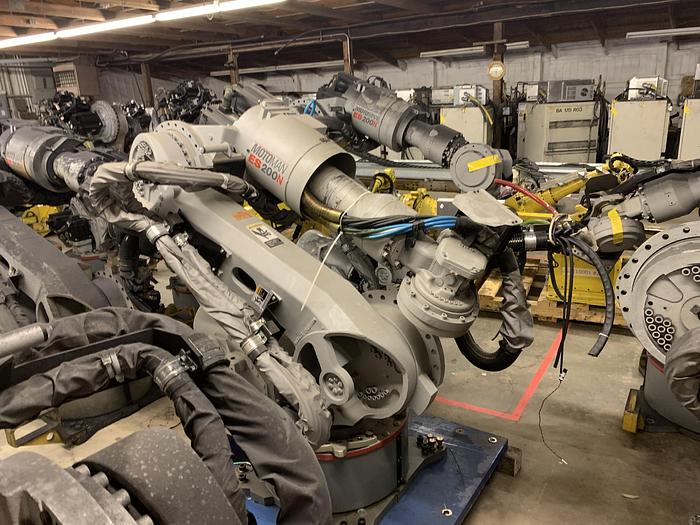 Used YASKAWA MOTOMAN ES200N 6 AXIS 200KG X 2,651MM HIGH REACH ROBOTS (40) AVAILABLE NX-100 CONTROLLERS