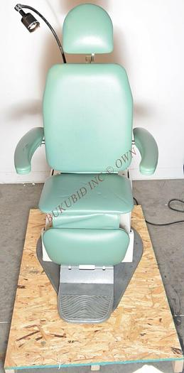 Used Global SMR MAxiSelect S270000 ENT Power Exam Chair with full Swivel - Pea Green