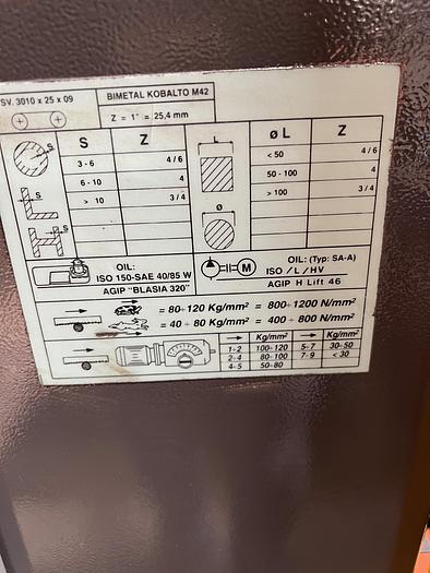 Used BRUGT NC-STYRET BÅNDSAVEAUTOMAT FABRIKAT BIANCO, MODEL 350 A