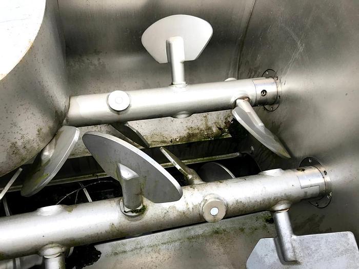 Used Kilia 160mm paddle mixer with loader