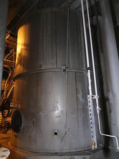 Used APACHE 12'D X 15'H 316L STAINLESS STEEL TANK