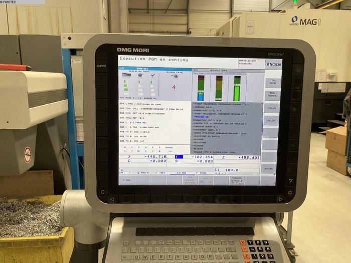 Used 2009 DMG DMU70 EVOLUTION linear5 achsen