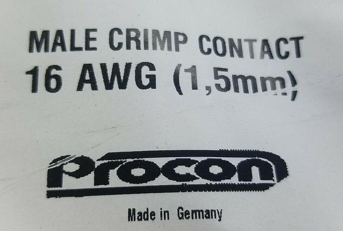 Procon Male Crimp Contact 16 AWG ( 1, 5mm) 720519