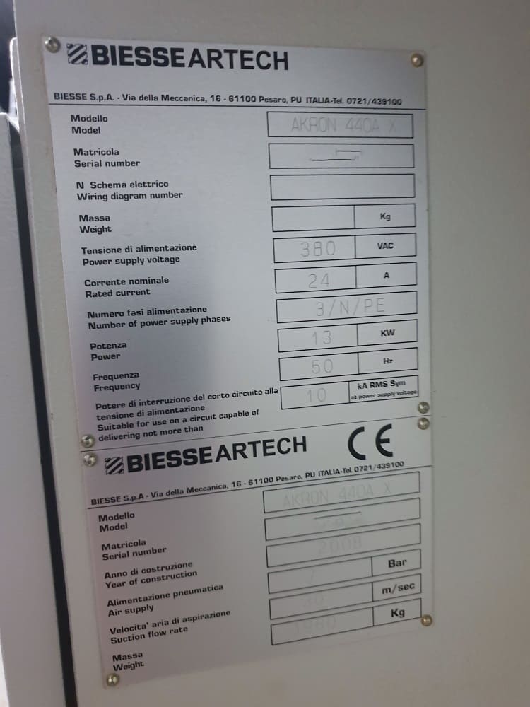 Used Biesse Akron 440 - Edgebanding - 2008