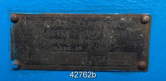 Used Black Clawson Roll Splitter  60" Diameter by 72" Wide #42762