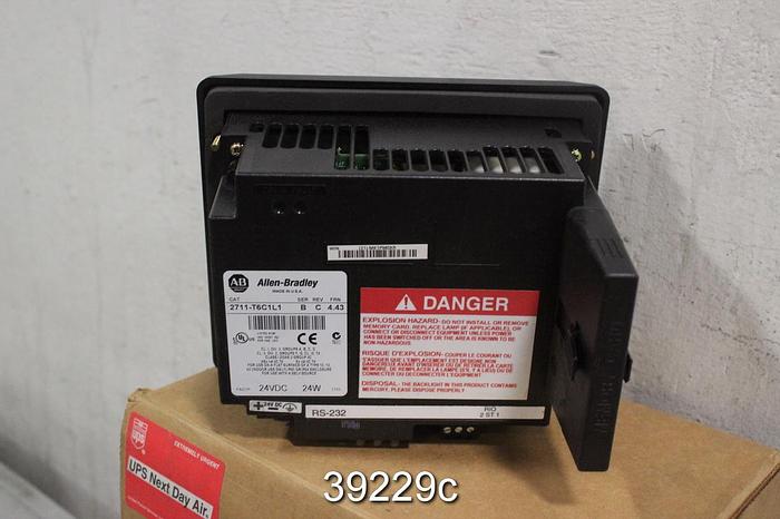 Unused Allen Bradley Panelview 600 Display Module, 2711-T6C1L1 #39229